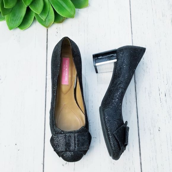 Isaac Mizrahi NY Vivian Chunky Black Heels | 7M - Picture 4 of 8
